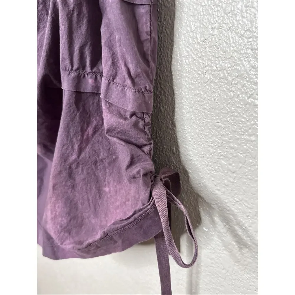 Xcvi Skirt Maxi Ruched Boho Western Large L Tie Dye Purple Cinched - Picture 2 of 6